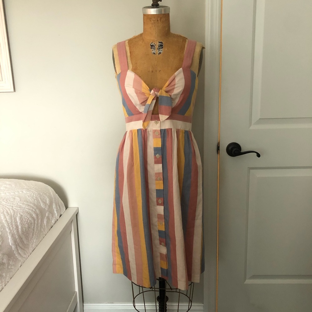 Madewell striped dress